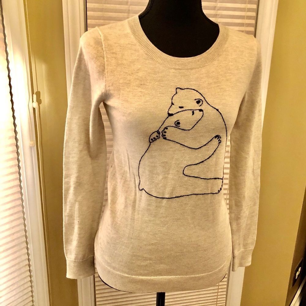 J.Crew Sweater-with Bear design